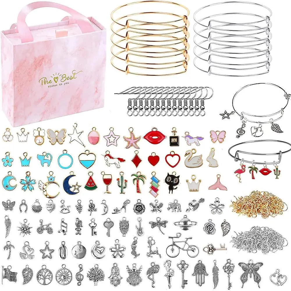 Mixed Style Jewelry Making Kit, 171pcs/set DIY Jewelry Making Kit, DIY Jewelry Making Supplies for Women & Teenager, Christmas Gift, Stocking Filler, Santa Presents, Stocking Fillers