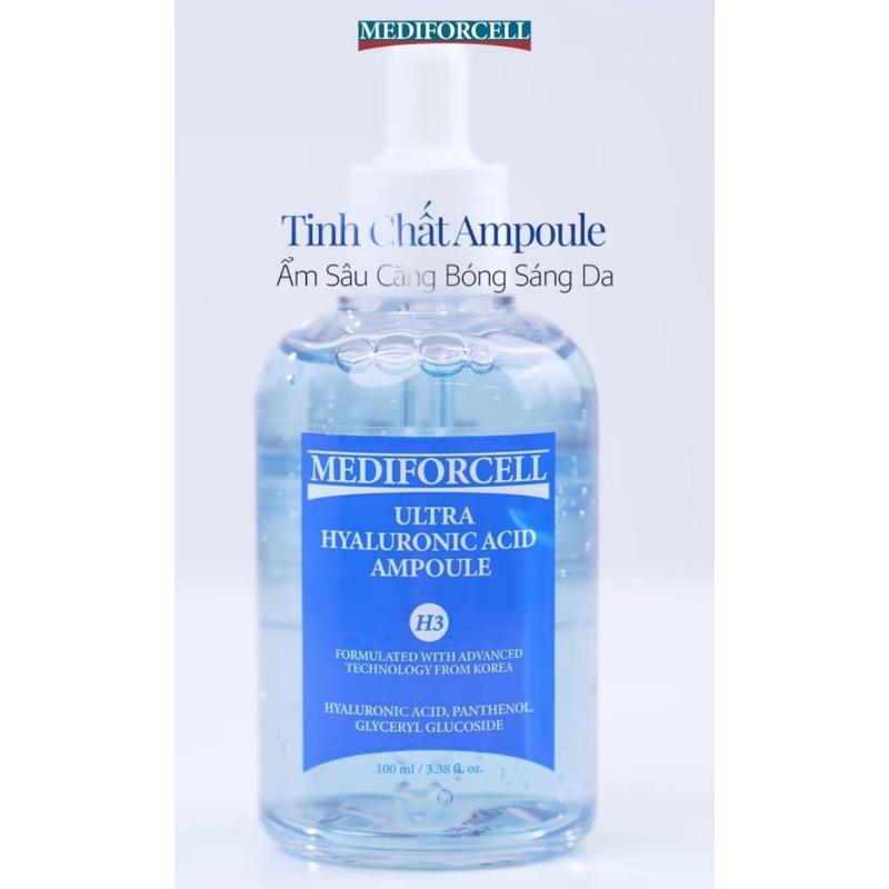 Serum Cấp Ẩm Sâu Căng Bóng Sáng Da Mediforcell Ultra Hyaluronic Acid Ampoul