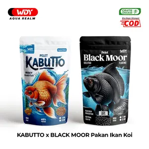 Pelet Pakan Ikan Koki Gold Fish Bulky Gemuk dan Pencerah Warna Ikan Meningkatkan Nafsu Makan - 100 gr