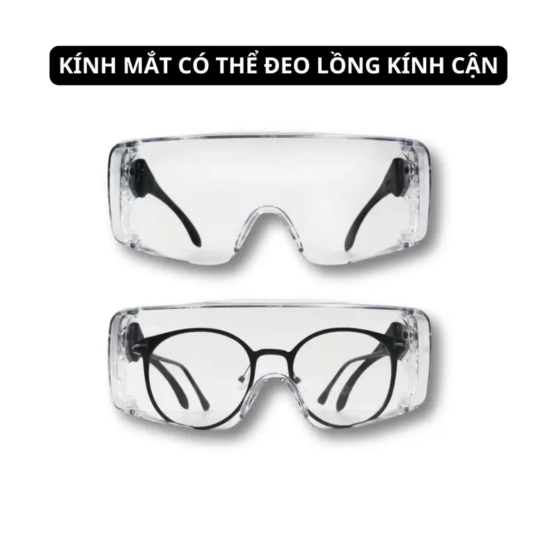 Kính Chống Bụi & Giọt Bắn Đi Đường Chống Chói Hoăc Tia UV GLAM GAZE VN Cho Người Đi Xe Máy Xe Đạp Hoặc Chơi Thể Thao - Tặng kèm Túi Đựng Kính Chống Trầy Xước Và Khăn Lau Kính Phụ Kiện Sport Chạy Xe Máy & Xe Đạp 1