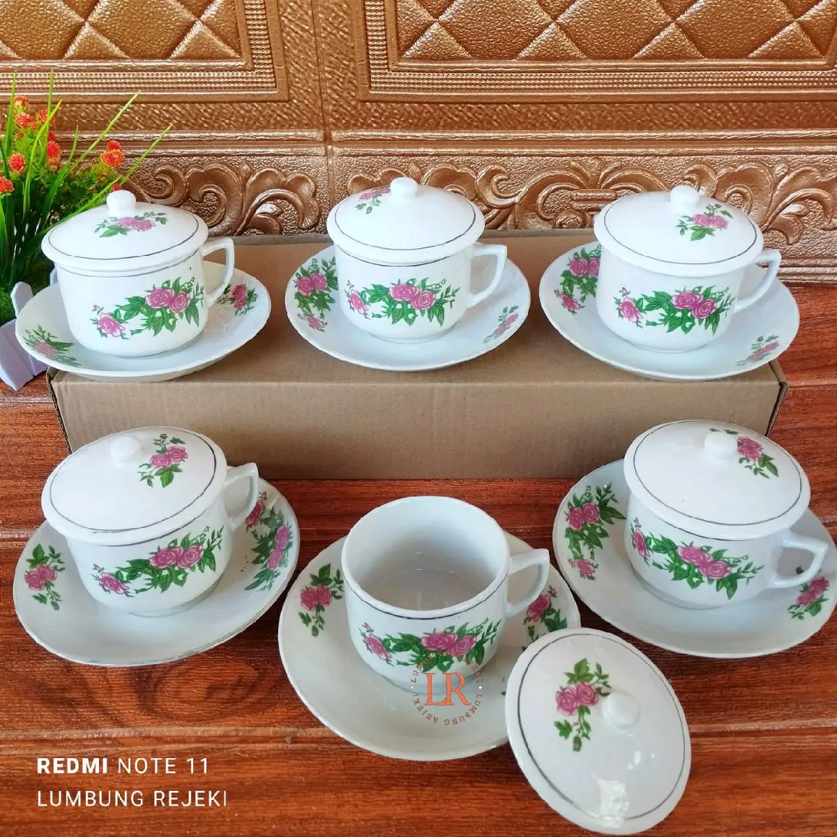 Cangkir Kopi Keramik Jadul Vintage / 1set Cangkir Kopi Warkop / Cangkir Kopi Jadul / Cangkir Warung kopi / cangkir kopi Klasik Kayu