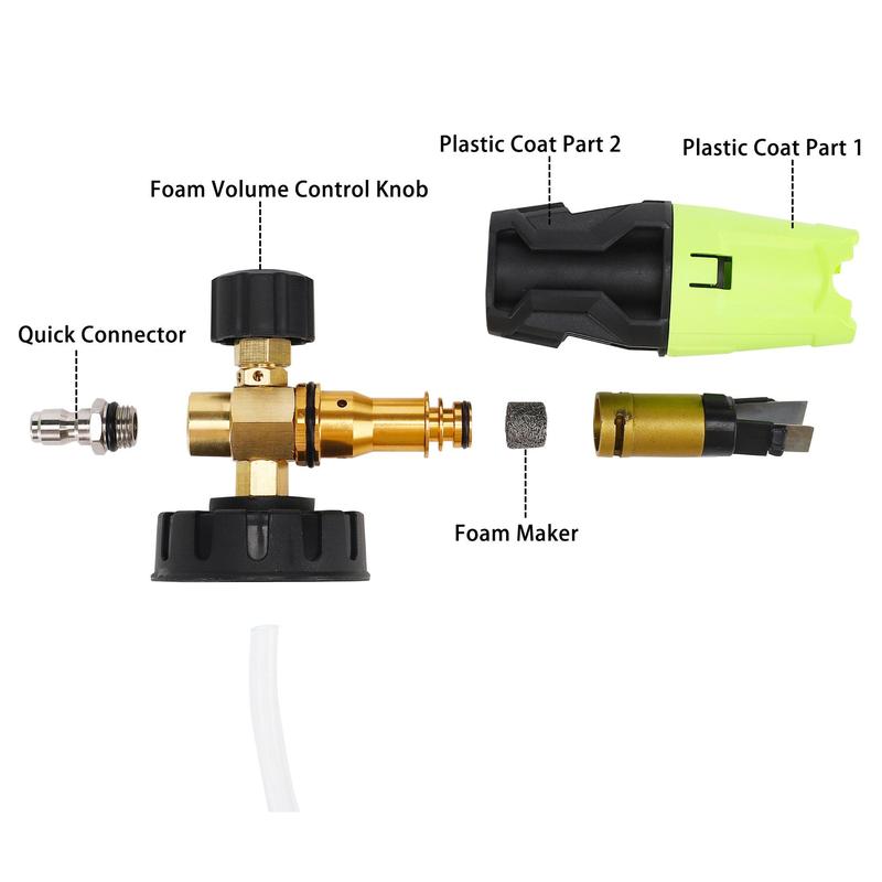 Pressure Washer with Foam Cannon, Power Washer Foam Blaster with Car Wash Mitt, Foam Lance Kit with 1/4 Inch Quick Connector, Cleaning Gadgets 5