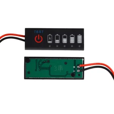 Mạch báo pin 1s 2s 3s 4s 5s 6s 7s Đồng hồ led 5 đèn báo hiển thị phần trăm pin còn lại cho khối pin 3