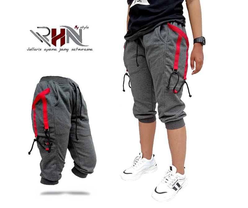 Product Introduction of Celana pendek 3/4 kain Fleece nyaman sport Uniseks Pria Wanita 2