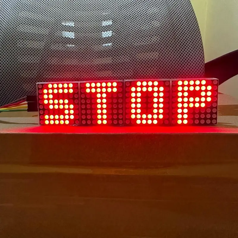 MODUL STOPLAMP RUNNING TEXT DOT MATRIX 4