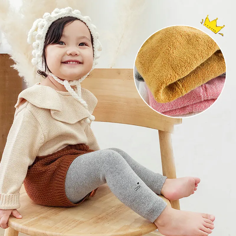 Quần Tất Bé Gái, Quần Legging Len Xù HÌNH MÈO Dày Dặn Ấm Áp Cho Bé - SABOMART 2
