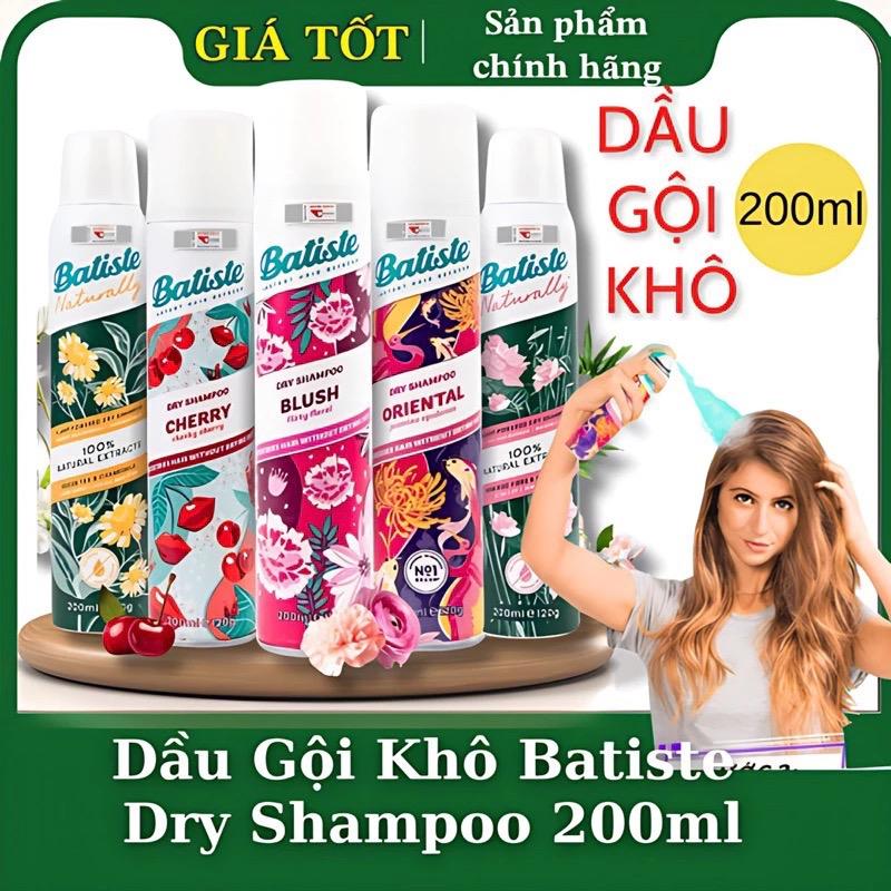  chính hãng Dầu Gội Khô Batiste 200ml