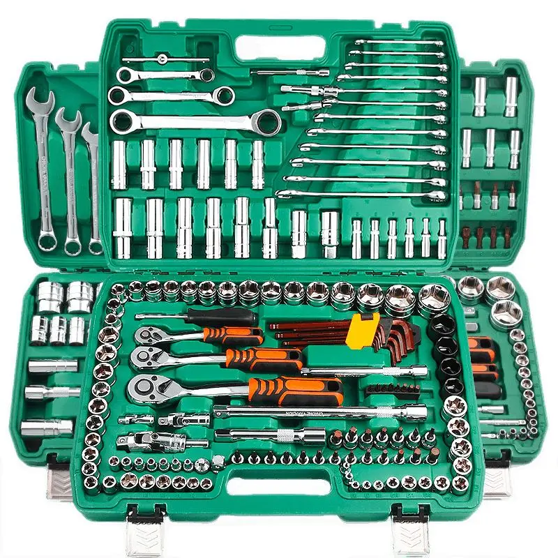 Ratchet socket wrench set Car maintenance tool box universal - TikTok ...