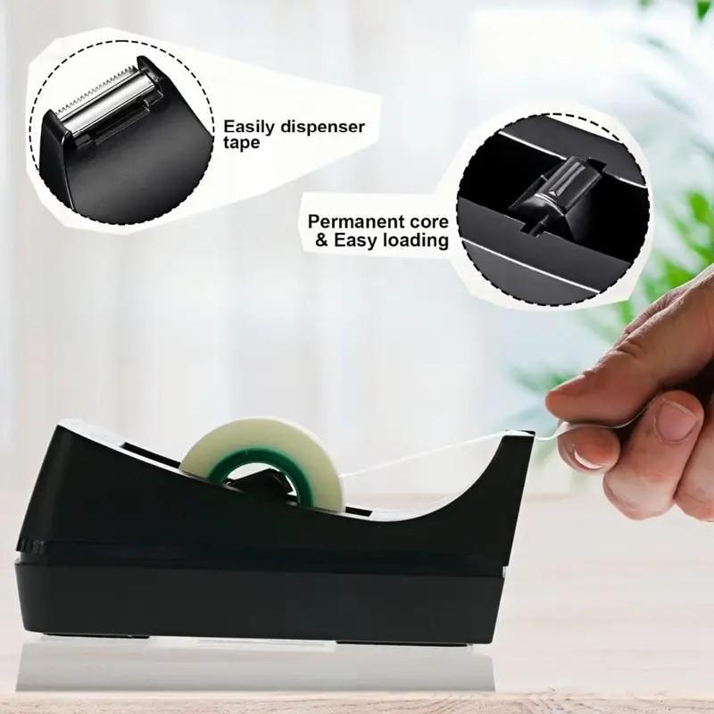Product Introduction of Desktop Tape Dispenser, Easy To Use Tape Dispenser, Non-slip Base Tape Dispenser, Suitable for Office, Home, School Use 4