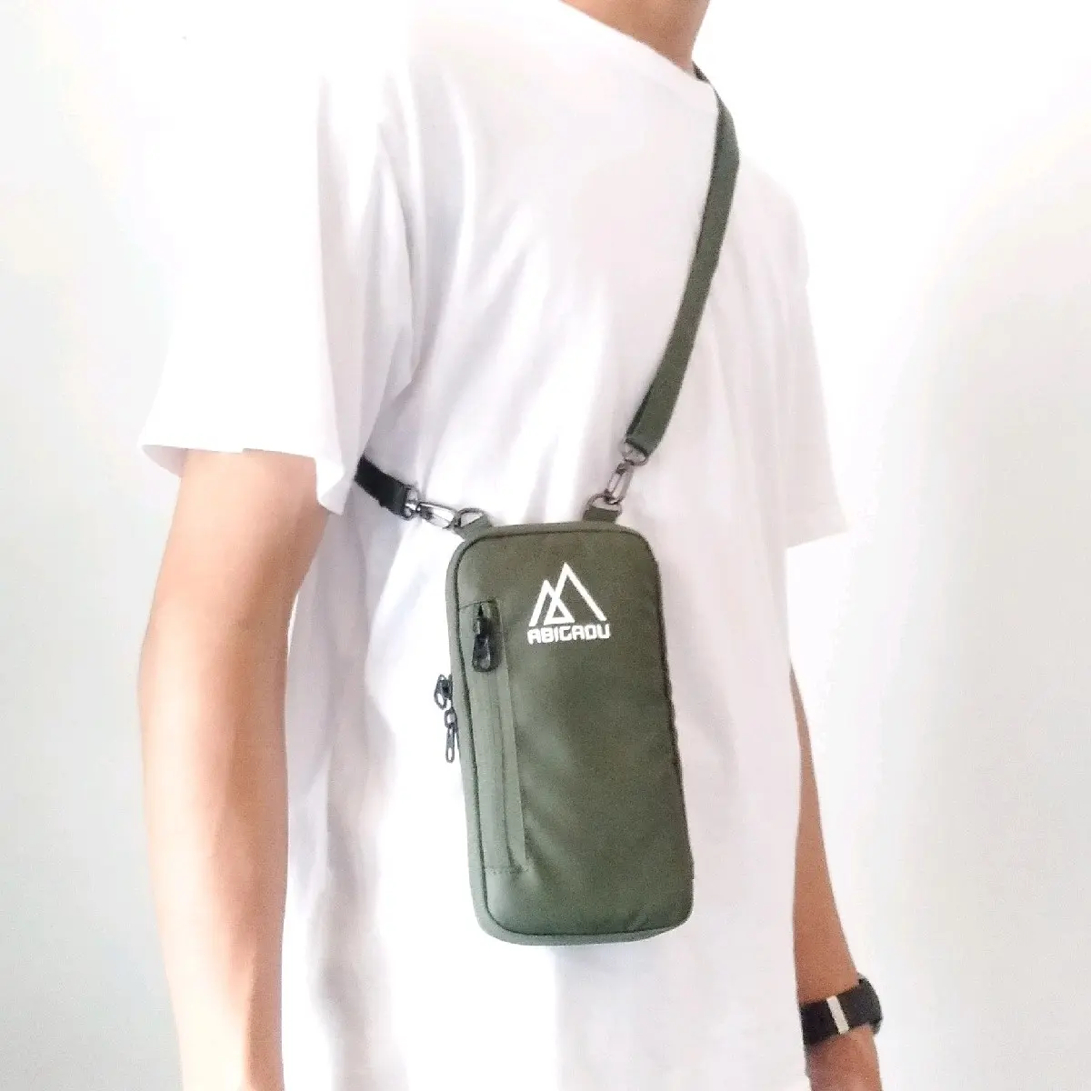 Abigadu Slingphone Pria Premium Multifungsi Tas Selempang android Cewek Cowok muahBerkualitas Sling Phone Pinggang Korean Style Pria Wanita Slingbag Kanvas Laki Mini Import Terbaru 2022 Untuk Remaja Dompet HP Modis Keren Gantungan Leher Bagus Pouch Viral