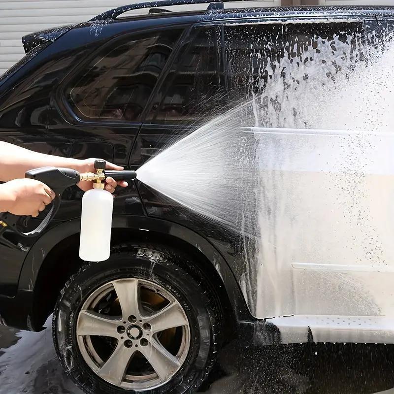 Product Introduction of High Pressure Car Washer, Garden Hose Nozzle, Car Wash Water Gun with Adjustable Spray Nozzle, Lawn Watering Nozzle, Professional Car Wash Tool 8