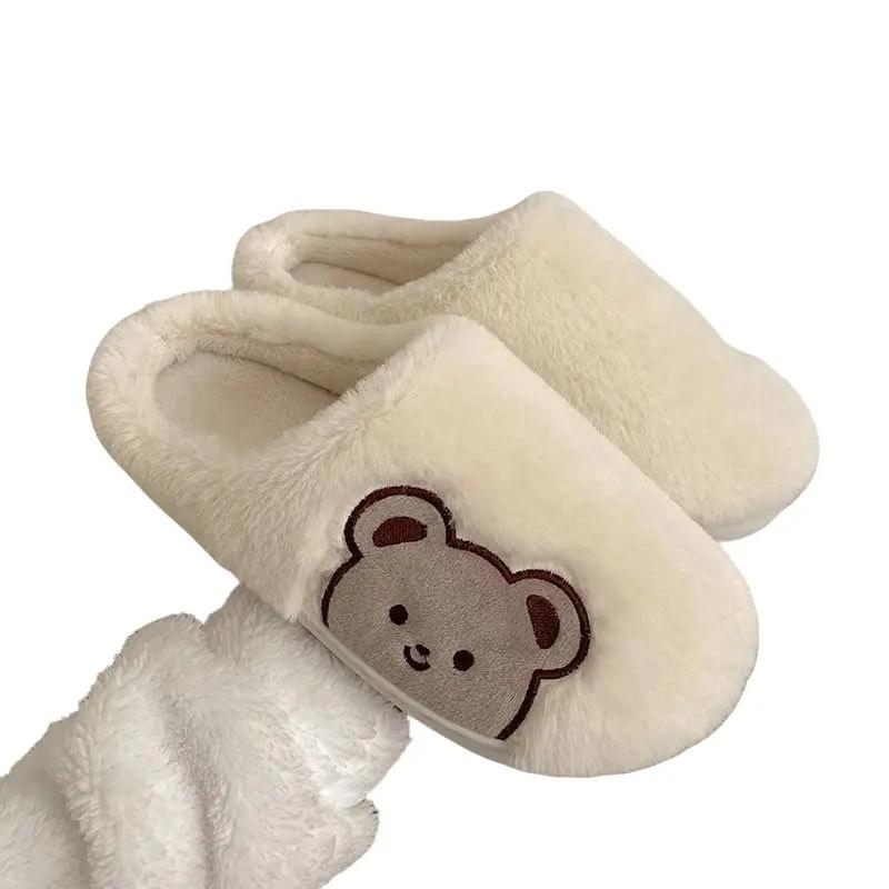 Dép Bông Lông Cừu Mềm Mịn Đi Trong Nhà DP11 Slipper DéP Hoa Nữ 