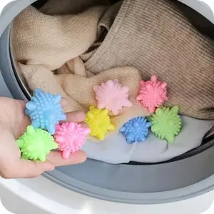 Isi 5 Magic Laundry ball Bola karet mesin cuci Bola laundry cuci baju / Alat bantu pembersih pakaian Murah Melembutkan