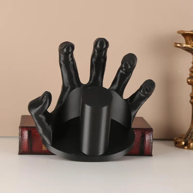 3D Printing Hand Shaped Design Decorative Ornament Supplies, 1 Count Toilet Paper Holder, Desktop Placement, Bedroom, Office Ornament Creativity 2