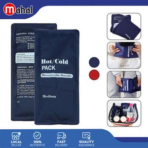 Hot And Cold Compress Bag Reusable Gel Pack For Cramps, Injuries Blue