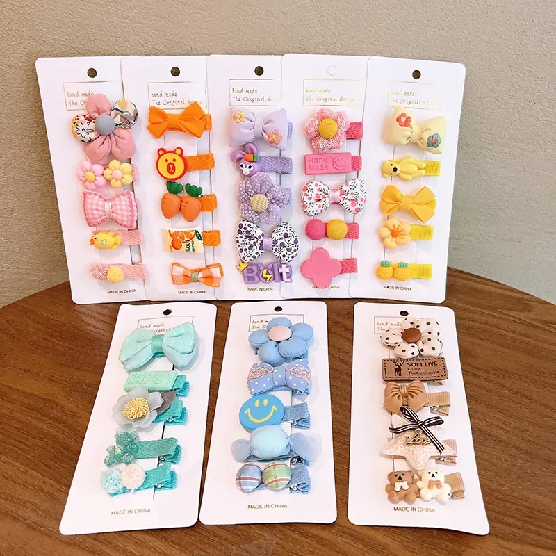 TD - JEPITAN RAMBUT ANAK 5PCS FASHION KOREA HAND MADE / JEPITAN RAMBUT ANAK MODEL KOREAN CUTE 4