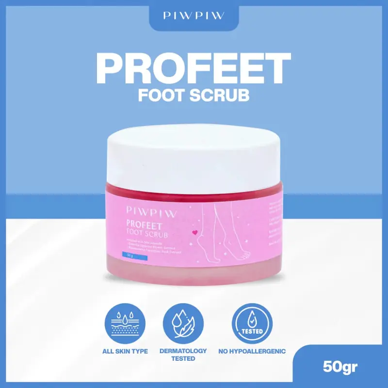 PIW PIW Foot Scrub Merawat Kaki Pecah Pecah Pengangkat Sel Kulit Mati Perawatan Hand Pencerah Tangan 0