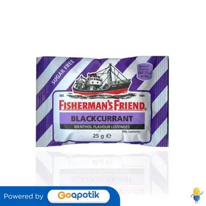 FISHERMAN'S FRIEND RASA BLACKCURANT SUGAR FREE