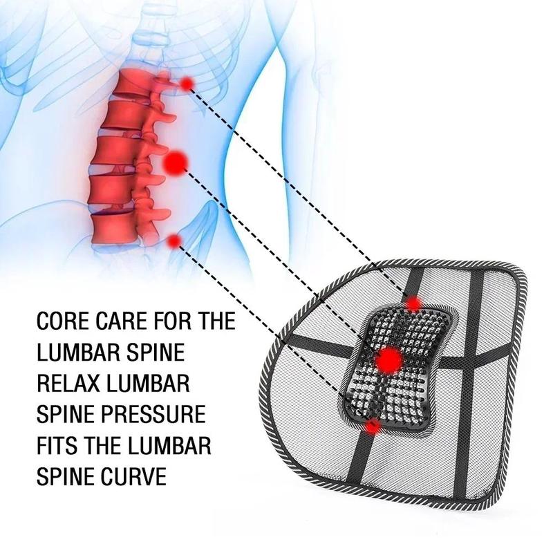 Product Introduction of Universal Office Chair Lumbar Back Support Spine Posture Correction Back Pillow Car Cushion For Car Truck Seat 21
