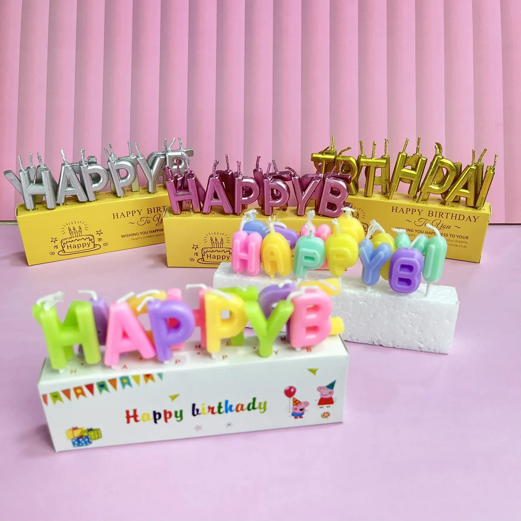 Lilin Happy Birthday / Lilin Tulisan Happy Birthday / Lilin Ulang Tahun / Birthday Candle / Lilin Kue Ulang Tahun