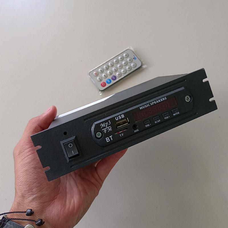 MP3 Player Pemutar Musik dan Radio / Bluetooth, Memory Card, USB, AUX . 12v 1