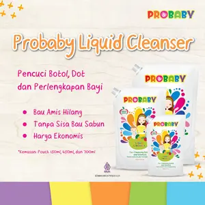 PROBABY Liquid Cleanser Food Grade – Sabun Pencuci Botol, Dot & Peralatan Makan Bayi