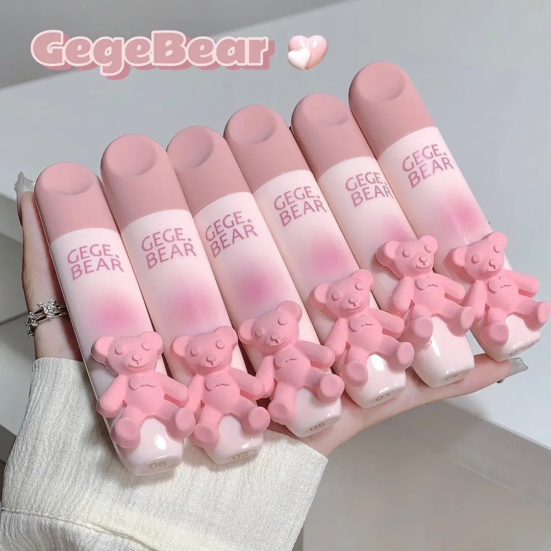{TẶNG KÈM QUÀ} Son Kem Gege Bear Tender Gấu Hồng Mã Mới Đủ Màu