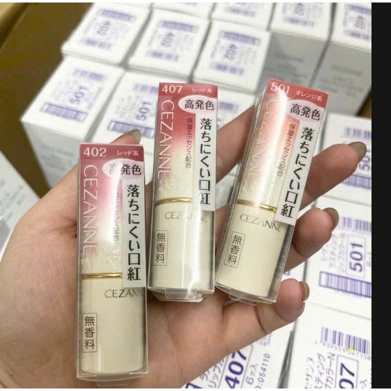 Son lì Cezanne Lasting Lip Color N Nhật Bản 3.9g Cosmetic Women  Mỹ Phẩm Trang Điểm 7