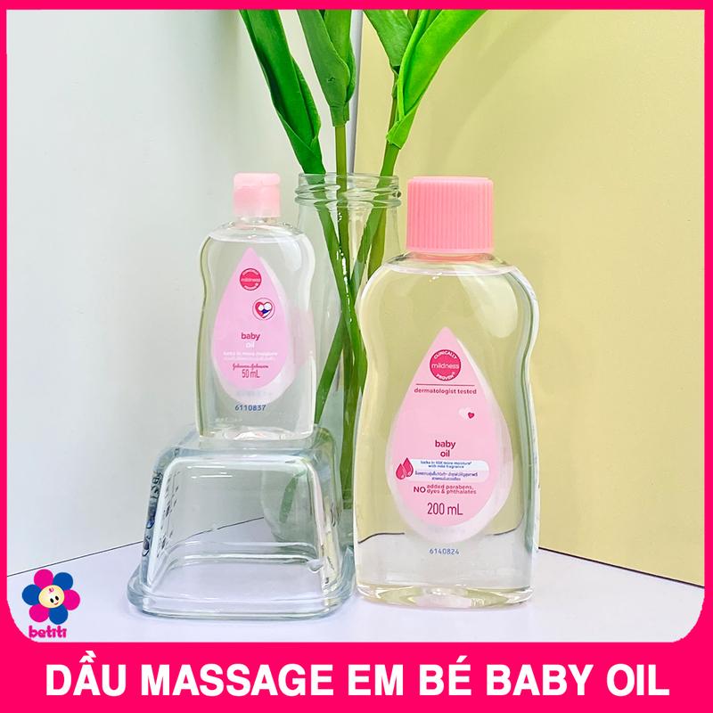 Dầu Massage Và Dưỡng Ẩm Cho Bé Baby Oil  200ml/ 50ml