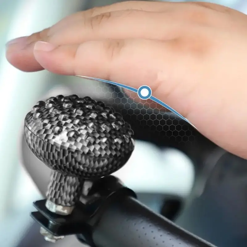High Quality Durable Universally Steering Wheel Booster 360 Degree Rotate Grip Ball Steering Wheel Spinner Anti-slip Creative Turning Hand Control Auto Accessories Labor  Saving Freely & Smoothly