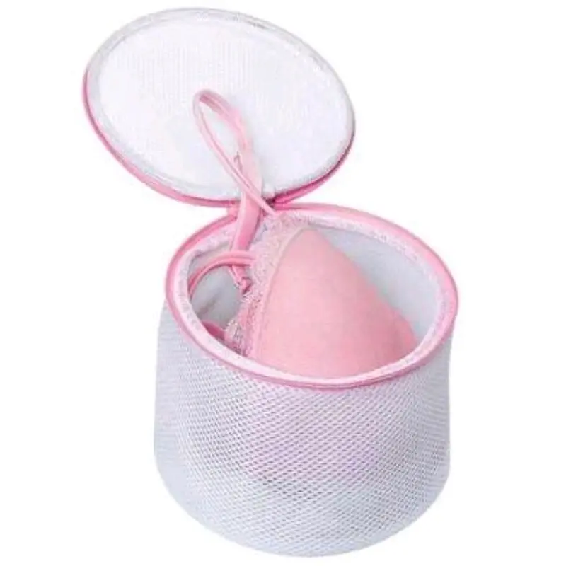 F7 Tempat BH di Mesin Cuci | Bra Laundry Bag | Kantong Jaring Mencuci CD Nilon Bulat 2