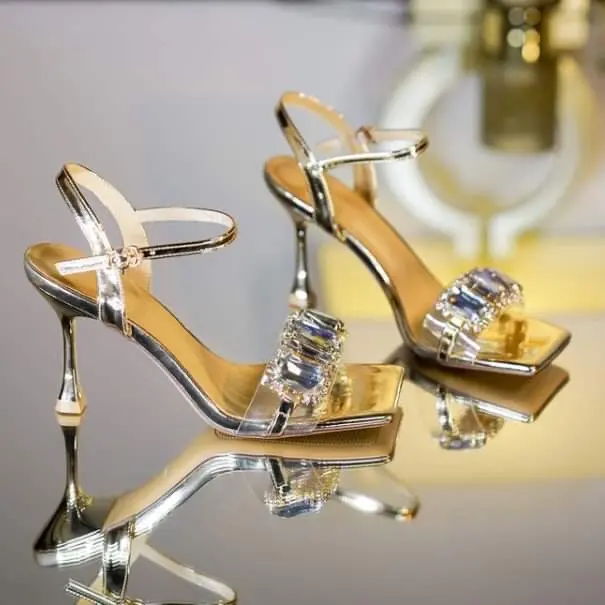 MÃ 86  Sandal 7 màu cao cấp  gót 7cm Mũi vuông DéP Nữ