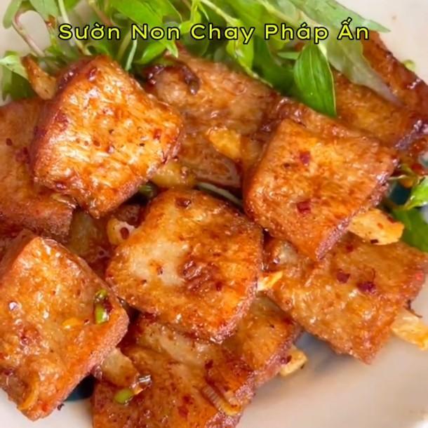 Product Introduction of Tặng thêm 100gr Sườn Chay Pháp Ấn 1 kg,chiên, nướng, lẩu 2