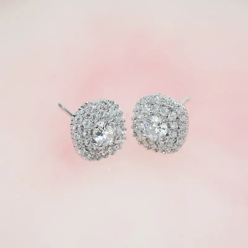 [ Beli 2 Produk Apapun Gratis 1 ] La Vienne - Valerie - Anting Titanium Wanita Anti Karat Aesthetic - Perhiasan Elegan Cantik Mewah Simple Earrings 1