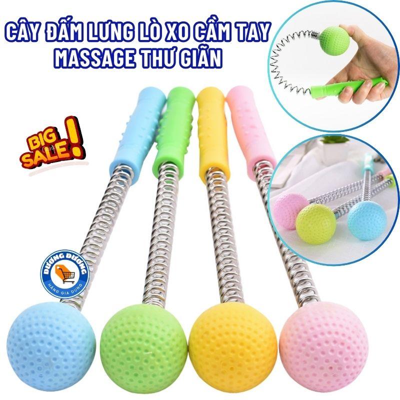 Cây Massage Đa Năng Toàn Thân 3in1, Gãi Lưng, Gãi Đầu Và Đấm Bóp Giúp Giảm Nhức Mỏi - Dụng Cụ Mát Xa Đa Chức Năng Máy Massage