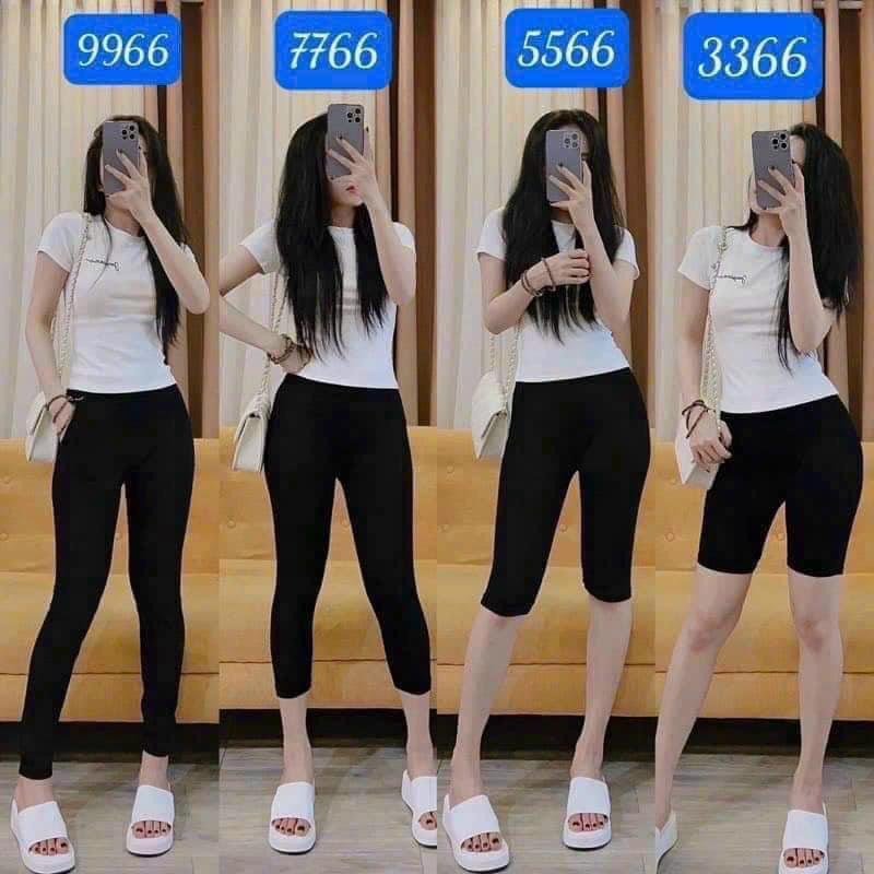 Quần legging nữ 7766 có túi co giãn , form dáng lửng 4