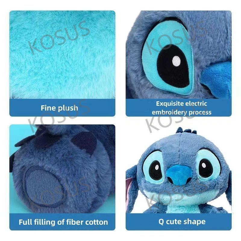 45cm Disney Lilo & Stitch Plush Doll Toy Kawaii Cartoon Animal Stuffed ...
