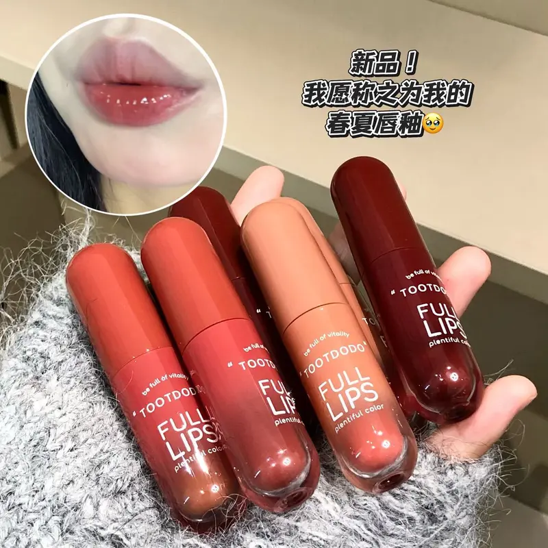 Pengilat Bibir, Jus Segar dan Lembut, Lakuer Bibir Cermin Seluruh ...