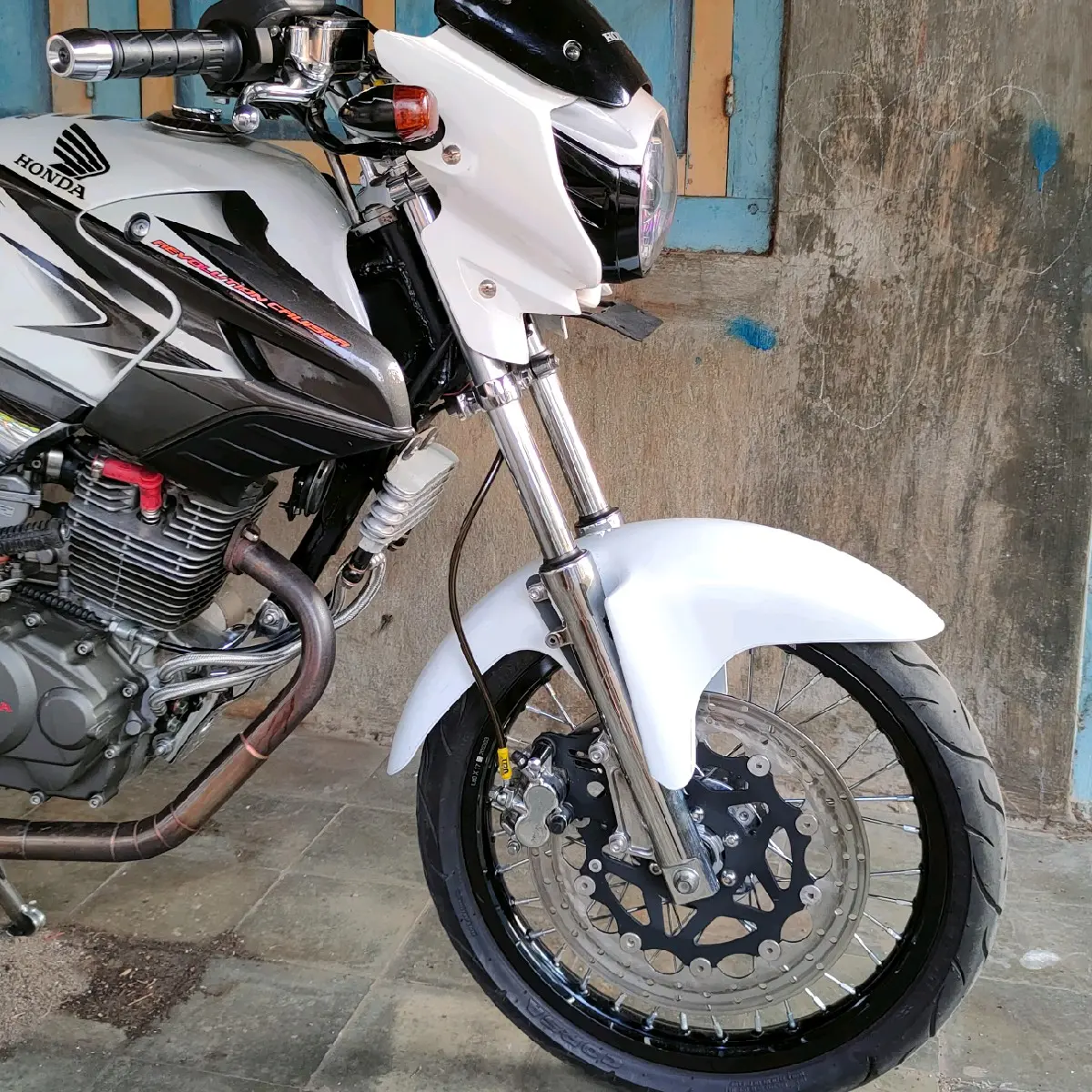 Breket Slebor Depan Ninja rr Pnp Shock Mp/Tiger