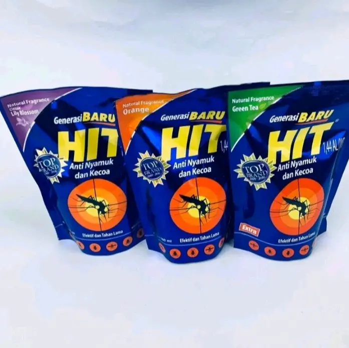 Hit Cair Isi Ulang Anti Nyamuk Dan Kecoa Refill Pouch 360ml / Alat ...