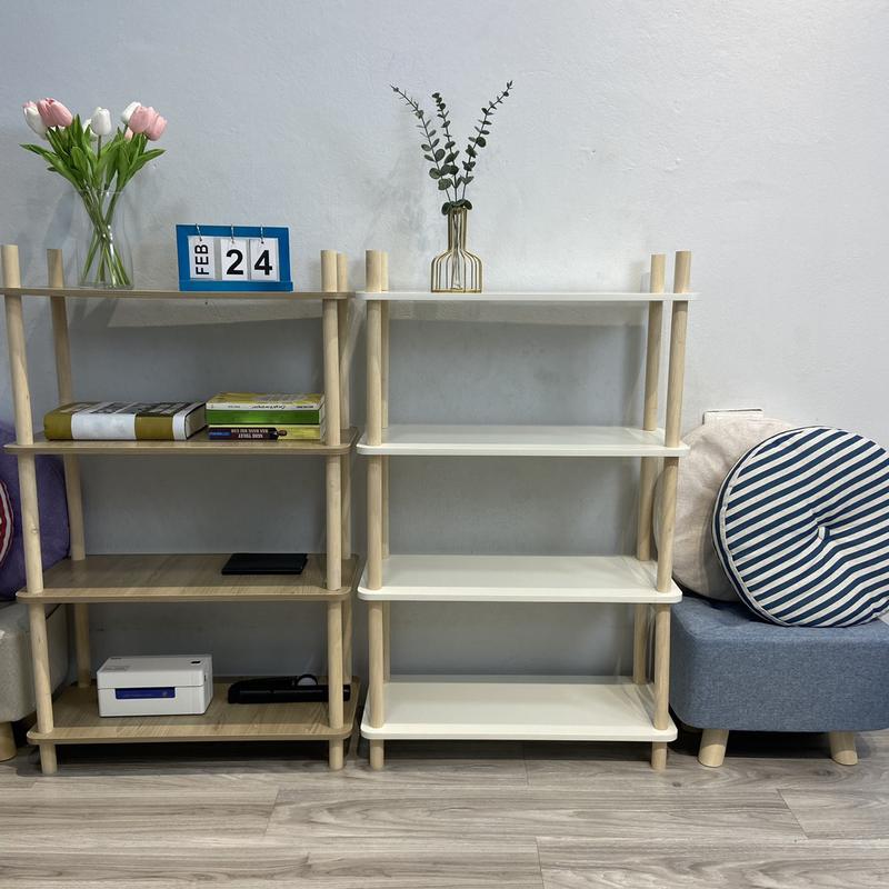 Kệ Gỗ Decor 2-3-4-5 tầng mang phong cách Hàn Quốc, Kệ trang trí phòng khách, phòng ngủ và nhà bếp 0