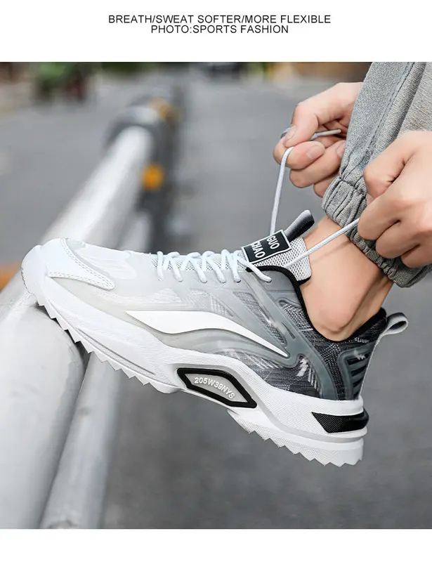 Giày Sneaker Nam phối màu cực dẹp, Giày Thể Thao Nam BoongStore mã BN20 hàng mới về Đế Bằng Cao Su Shoes giay vai 5
