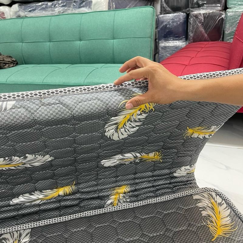 Nệm Cao Su Topper 1mx2m 6cm tặng 1ga cotton 5