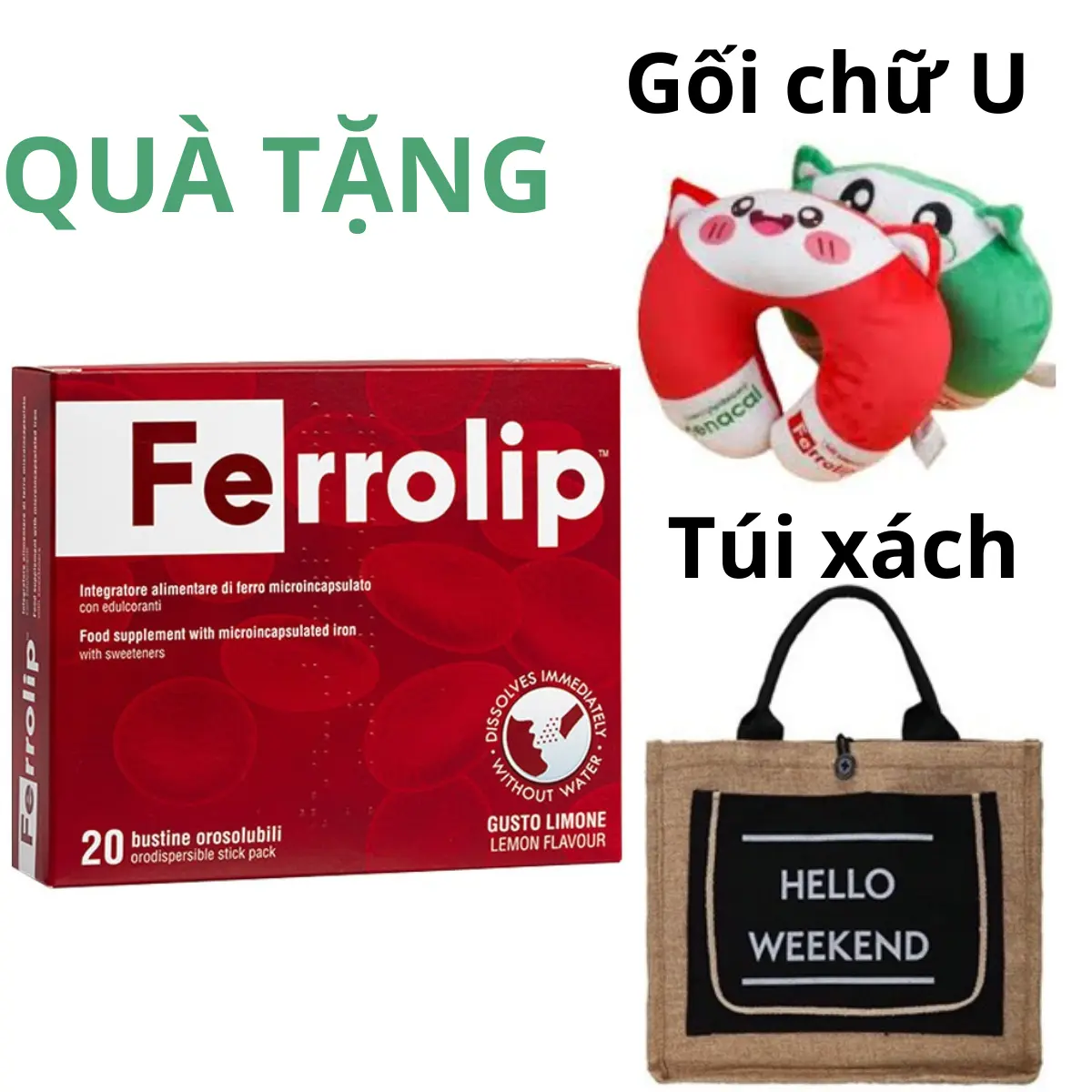 Sắt bầu, Sắt sinh học Ferrolip liposome bổ sung sắt cho mẹ bầu người thiếu máu thiếu sắt