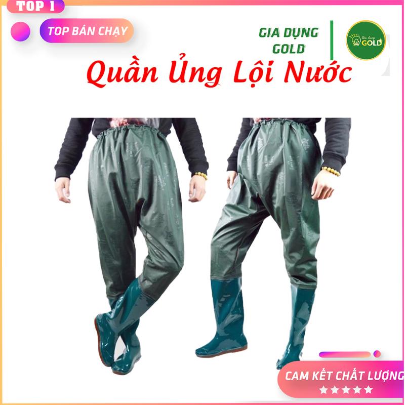Ủng Liền Quần Làm Ruộng Làm Ao 2 Lớp - Ủng Đi Mưa Làm Bếp Làm Vườn Bảo Hộ Lao Động