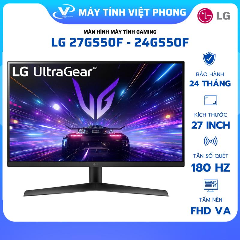 MÀN HÌNH GAMING LG 24GS50F - 27GS50F (23.8 - 27 INCH/FHD/VA/165HZ - 180HZ/1MS)