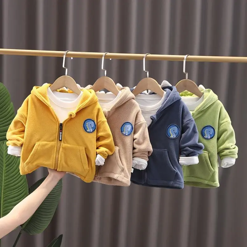Brownieground Atasan Jaket Anak Laki-Laki Dan Perempuan Usia 6 Bulan - 5 Tahun Keren Motif Dino Lucu | Jaket Bayi Import Premium Jkt-7718 0