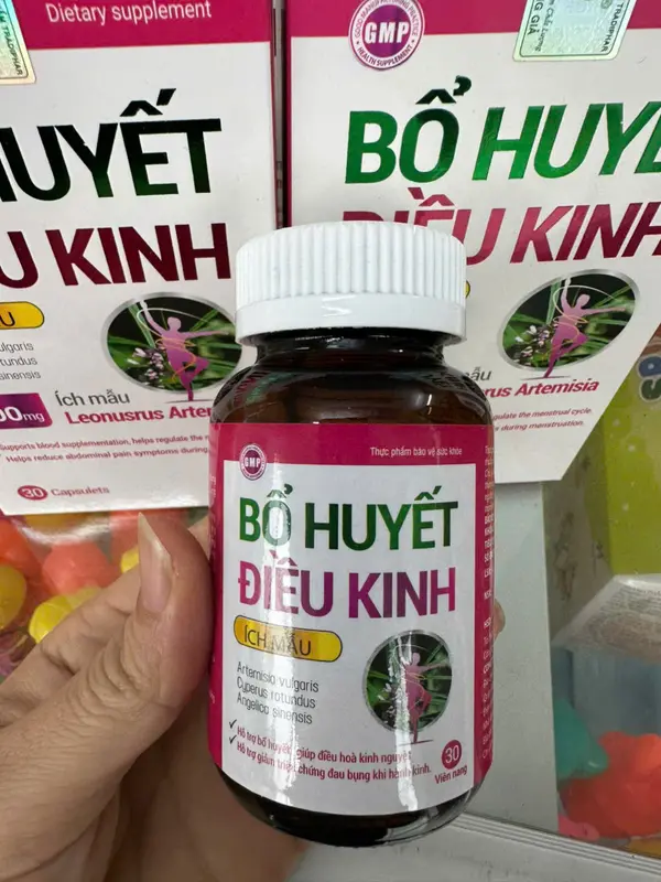 [Chính hãng] Bổ huyết Điều kinh _ Hỗ trợ điều kinh, giảm đau bụng kinh, lưu thông tuần hoàn _ Giảm tình trạng da xanh xao, khí sắc kém 7