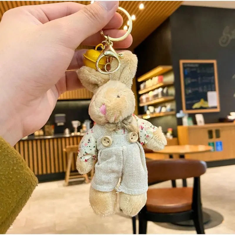 Gantungan Kunci Boneka Teddy Bear Gantungan Tas Dan Hp Aesthetic Phone Strap Boneka Lucu Hadiah 3