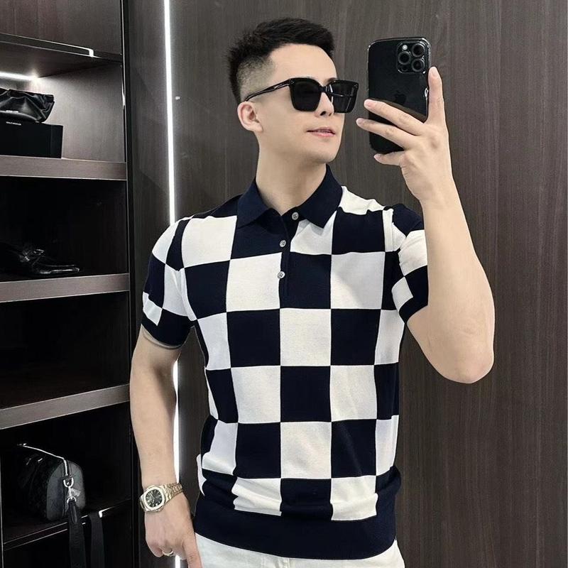 Áo Polo nam nữ kẻ caro độc đáo trẻ trung co giãn 4 chiều chất vải mềm mịn thoáng mát Menswear